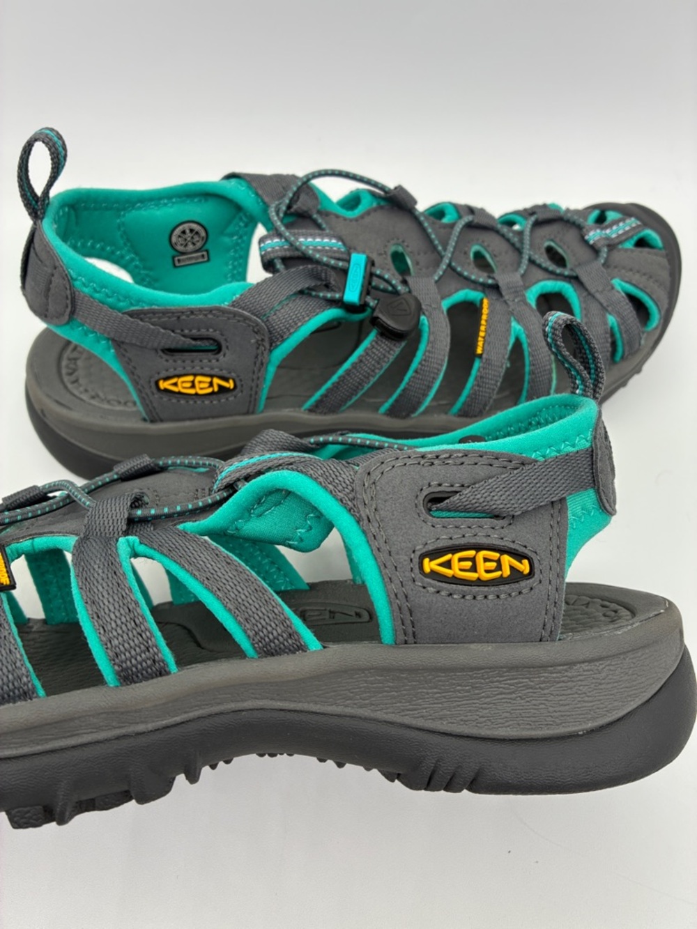 KEEN Women's Whisper Hiking & Walking Sandals in Dark Shadow/Ceramic | Size: 9 - Picture 11 of 15